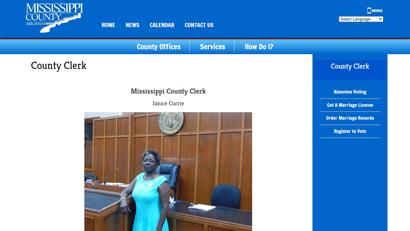 County Clerk - Mississippi County, AR